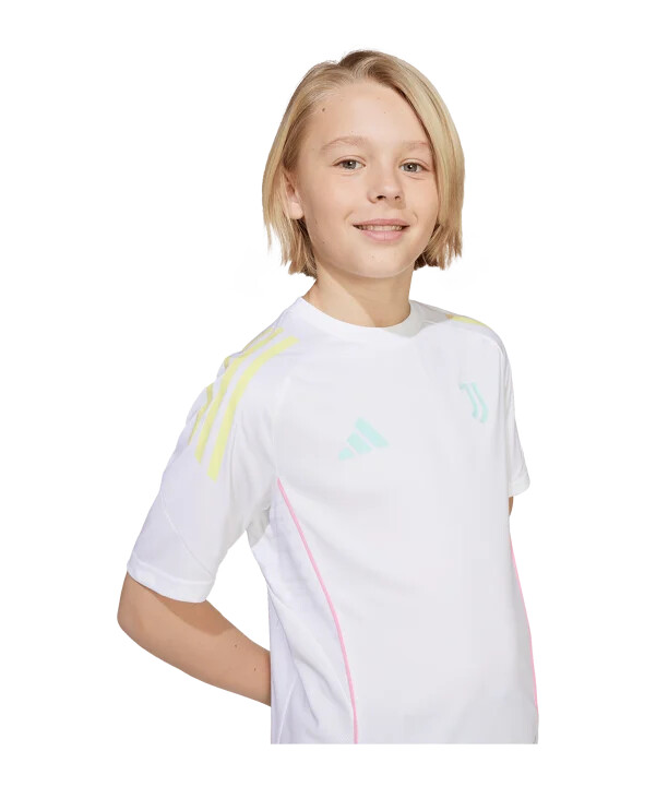 adidas juventus turin træningstrøje børn hvid
