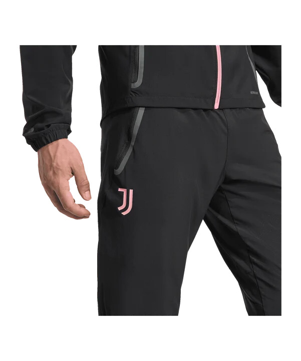 adidas juventus turin vis tech travel joggingbukser sort