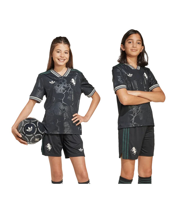 adidas juventus turin 3. trøje 20252026 børn sort