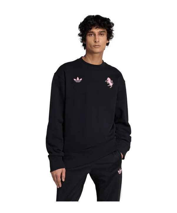 adidas juventus turin lfstlr sweatshirt sort
