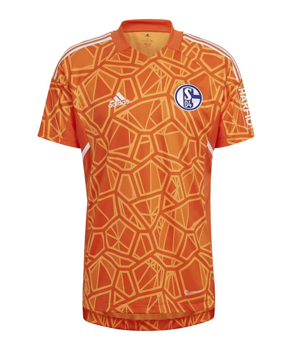 adidas fc schalke 04 målmandstrøje 2223 orange