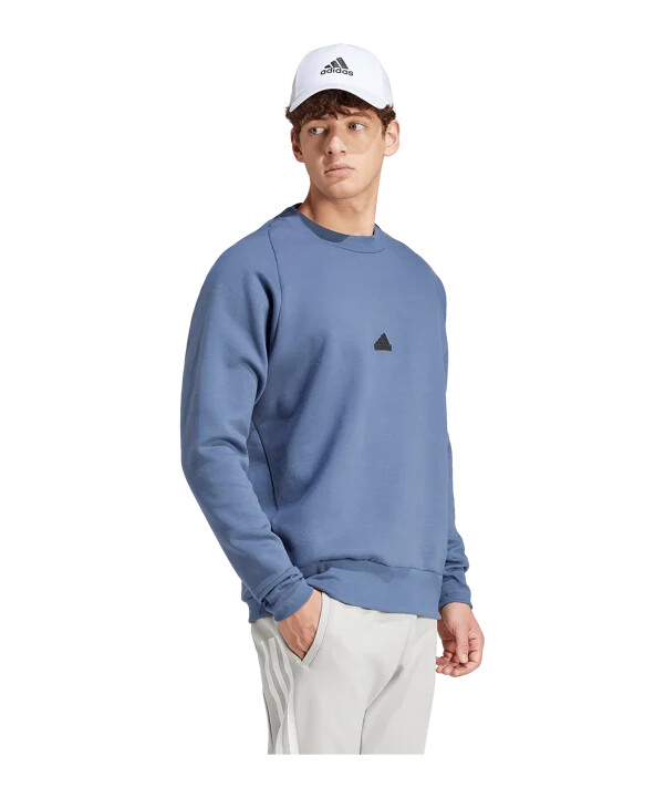 adidas fc schalke 04 zne sweatshirt grå blå
