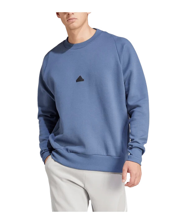 adidas fc schalke 04 zne sweatshirt grå blå