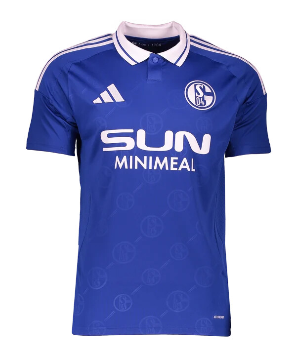 adidas fc schalke 04 hjemmebanetrøje 20242025 dame blå