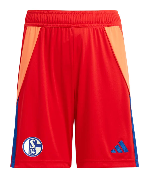 adidas fc schalke 04 tw-shorts 20242025 børn rød