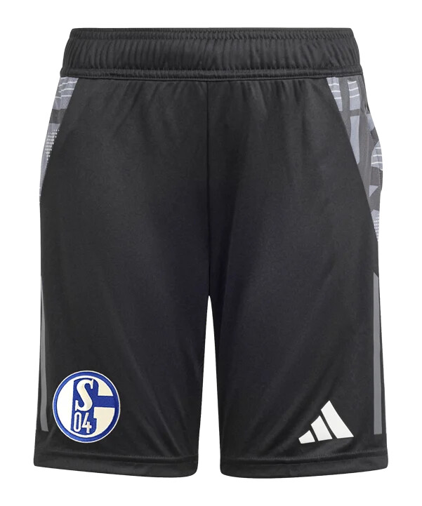adidas fc schalke 04 børneshorts sort