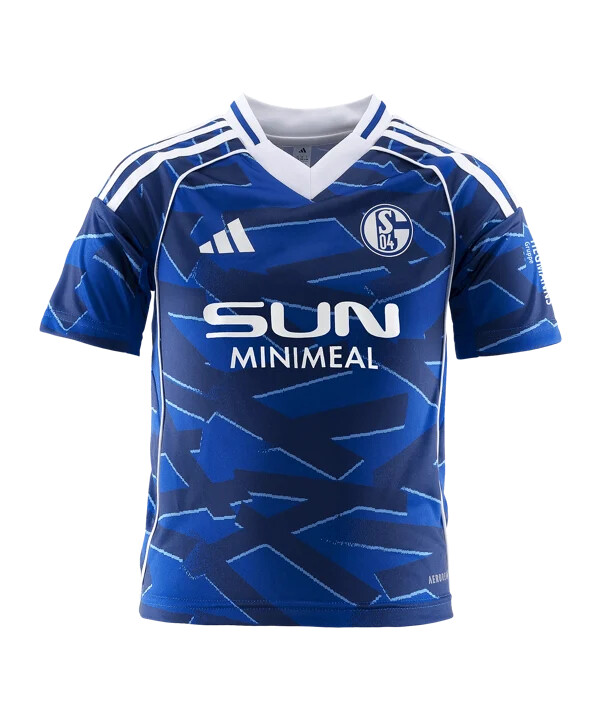 adidas fc schalke 04 hjemmebanetrøje 20252026 dame blå
