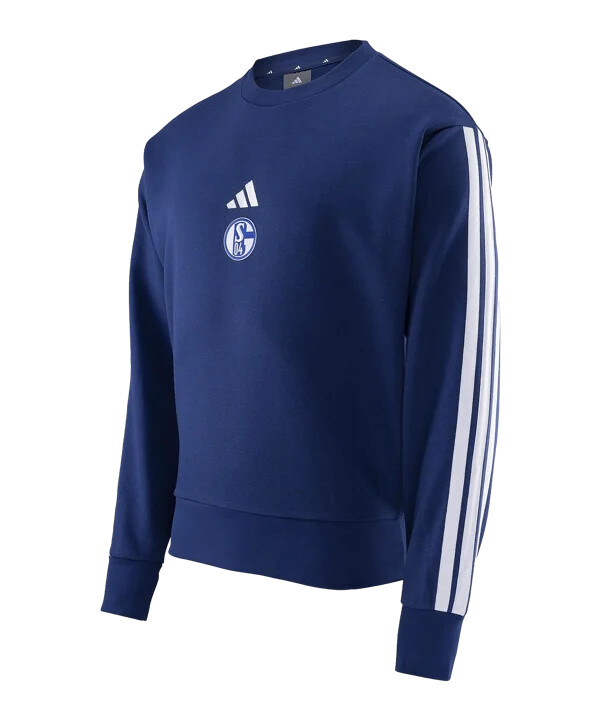 adidas fc schalke 04 prematch sweatshirt blå