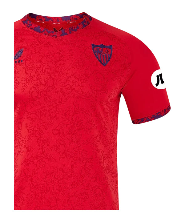 castore fc sevilla udebanetrøje 20242025 børn rød f070