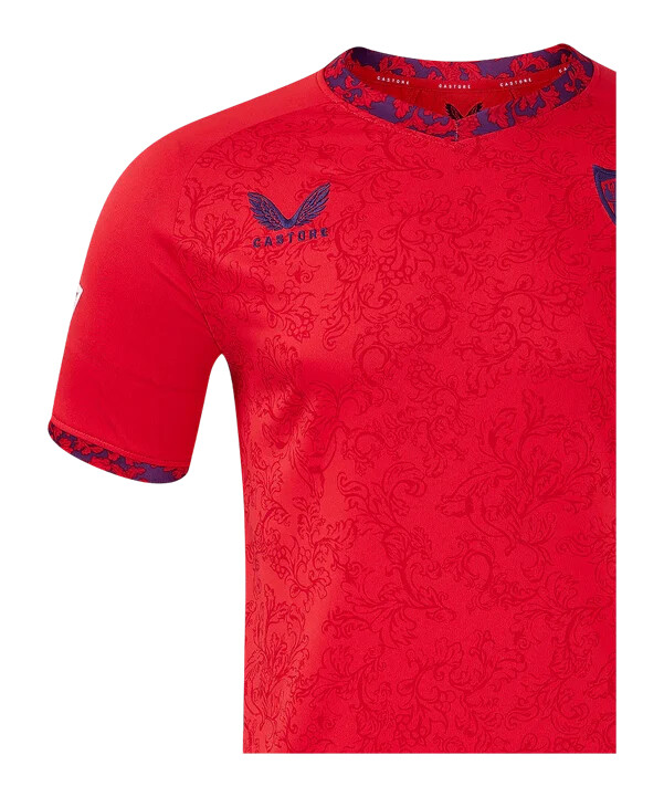 castore fc sevilla udebanetrøje 20242025 børn rød f070