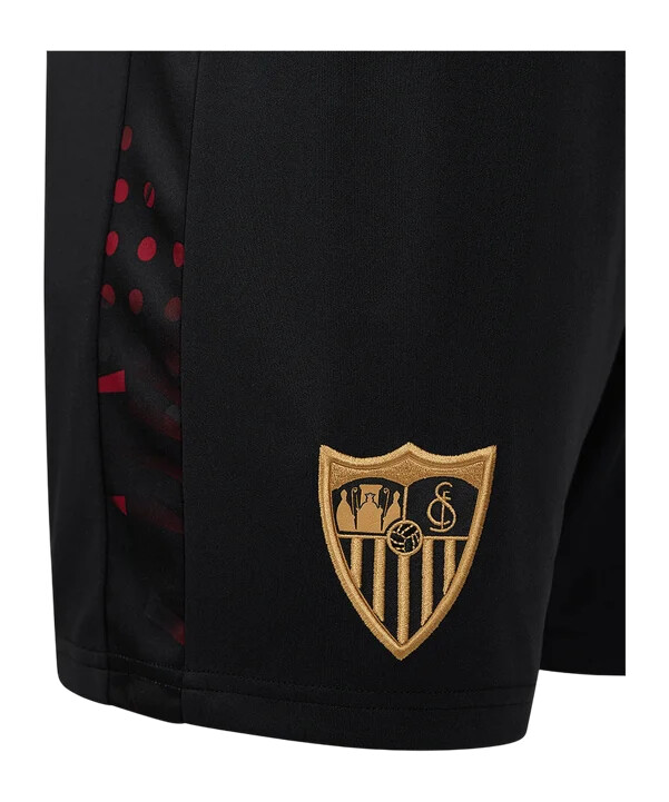 castore fc sevilla shorts 3. klasse 20242025 børn sort f010