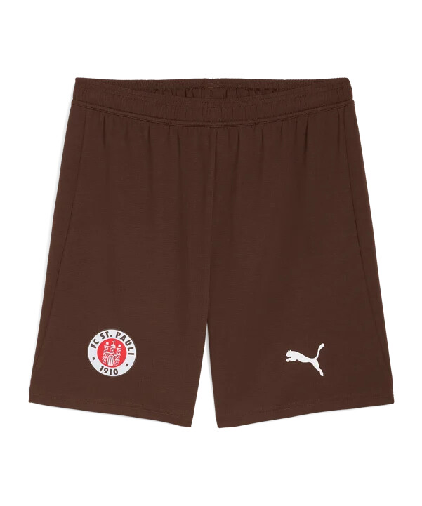 puma fc st. pauli shorts hjemme 20252026 brun f01