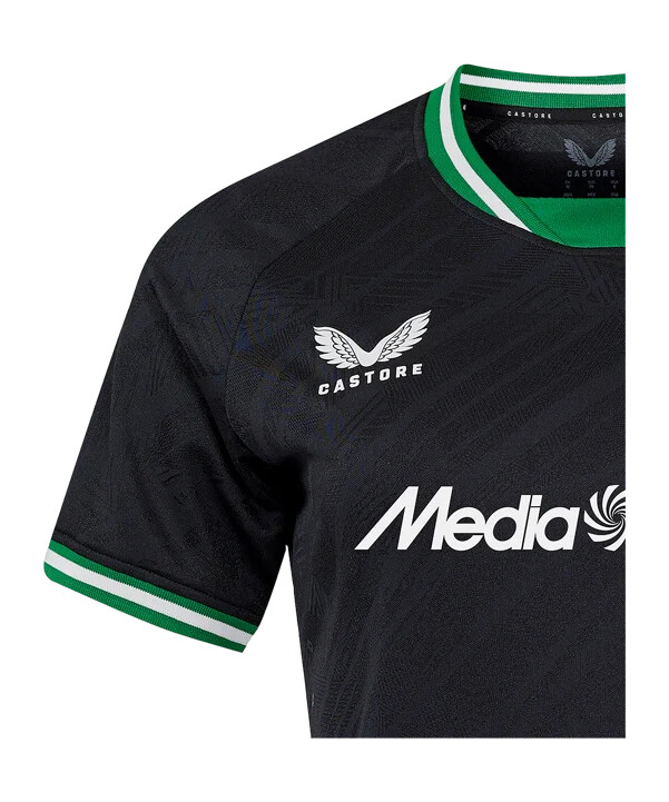 castore feyenoord rotterdam udebanetrøje 20242025 børn sort f010