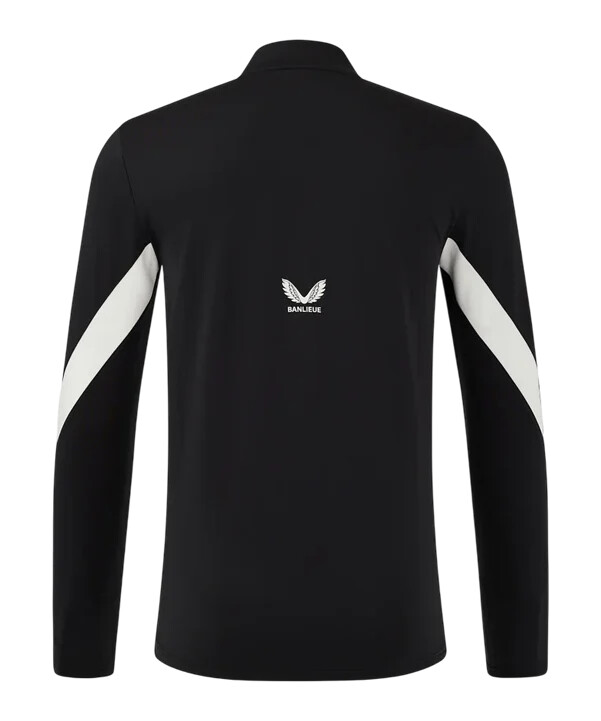 castore feyenoord rotterdam prematch-trøje 3. klasse 20242025 børn sort f011