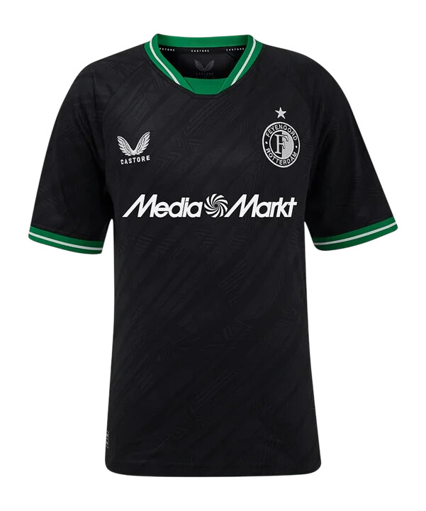 castore feyenoord rotterdam udebanetrøje 20242025 børn sort f010