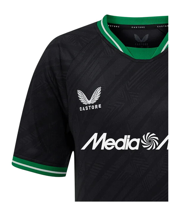 castore feyenoord rotterdam udebanetrøje 20242025 børn sort f010