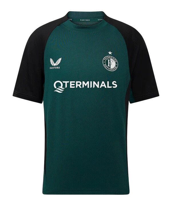castore feyenoord rotterdam rise pro coaches træningstrøje børn grøn f102