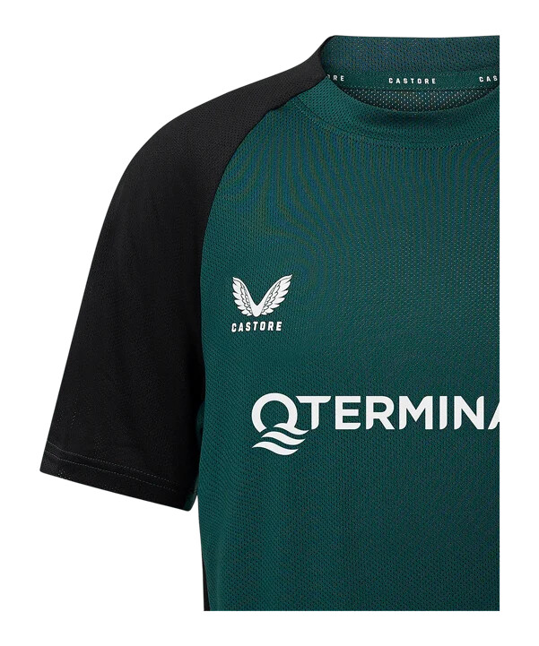 castore feyenoord rotterdam rise pro coaches træningstrøje børn grøn f102