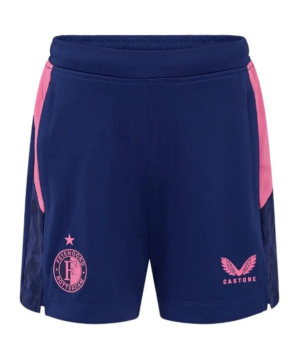 castore feyenoord rotterdam strik short blue f163