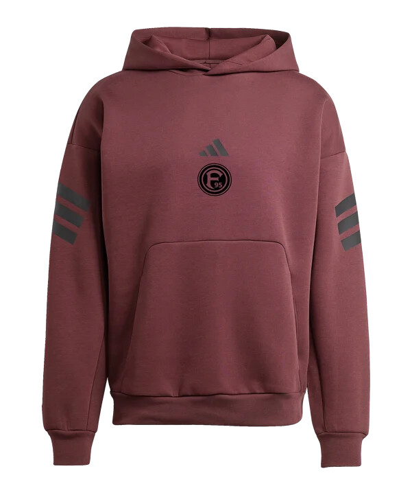 adidas fortuna düsseldorf hættetrøje rød