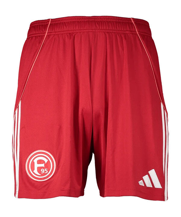 adidas fortuna düsseldorf hjemmebaneshorts 20252026 børn rød