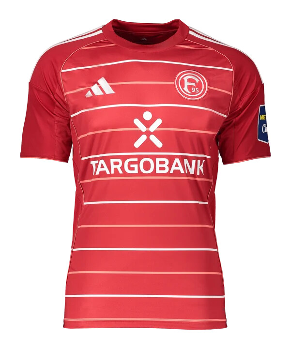 adidas fortuna düsseldorf hjemmebanetrøje 20252026 børn rød