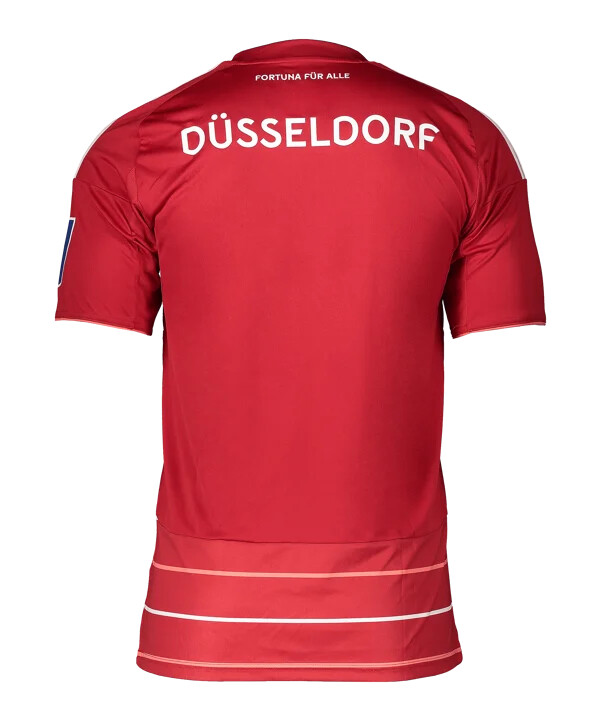 adidas fortuna düsseldorf hjemmebanetrøje 20252026 børn rød