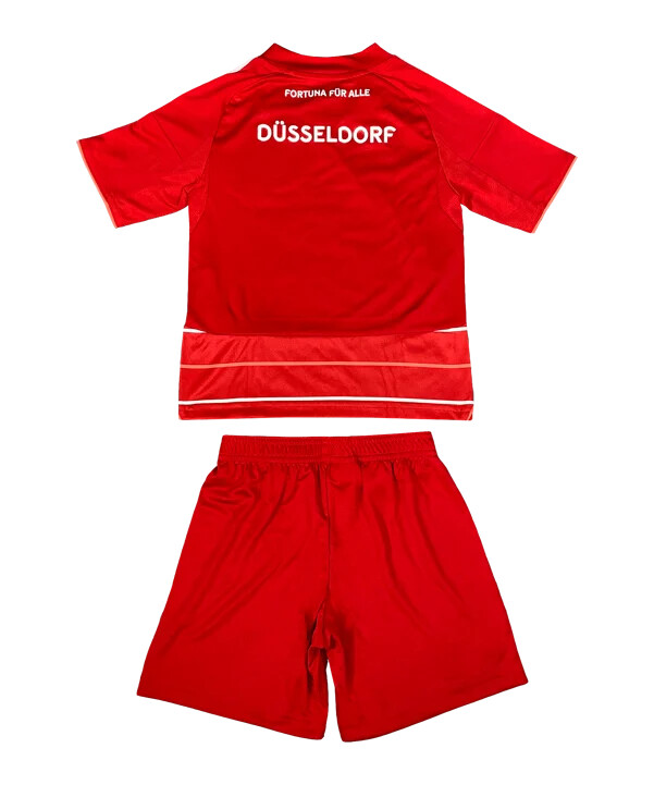 adidas fortuna düsseldorf hjemmebanetrøje sæt 20252026 børn rød