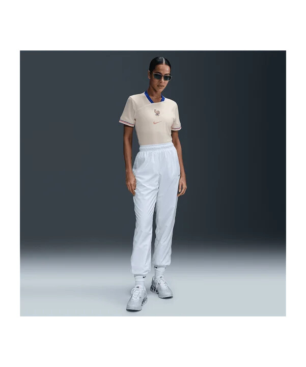 nike frankrig udebanetrøje 2025 dame beige f110