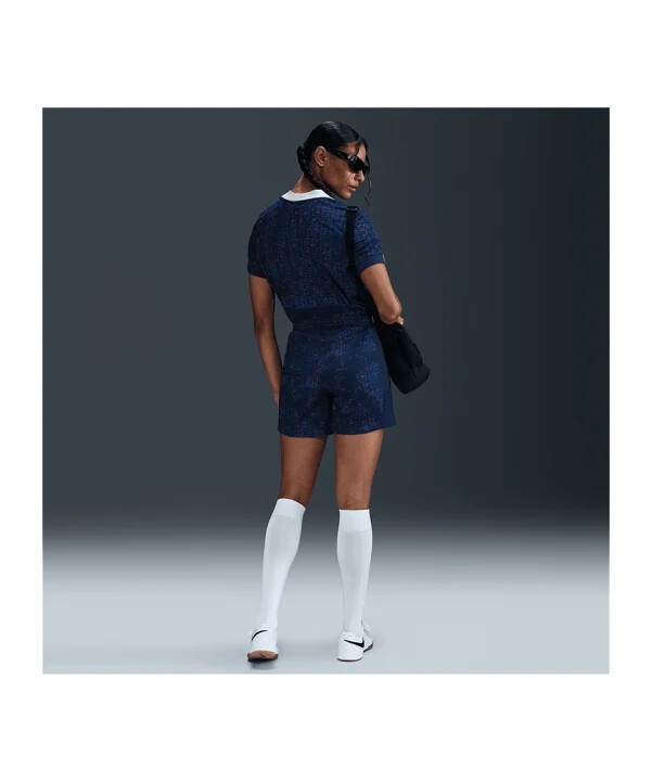nike frankrig hjemmebaneshorts 2025 dame blå f492