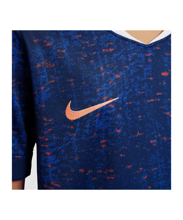 nike frankrig hjemmebanetrøje 2025 børn blå f492