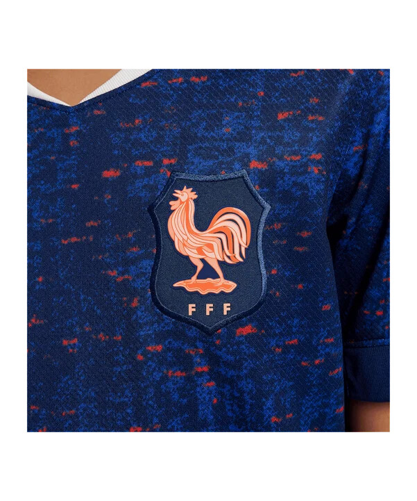 nike frankrig hjemmebanetrøje 2025 børn blå f492