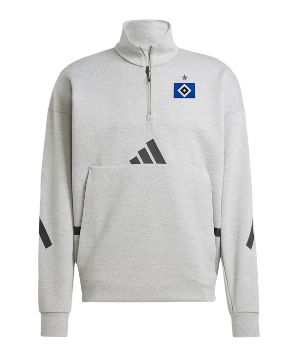 adidas hamburger sv zne sweatshirt grå