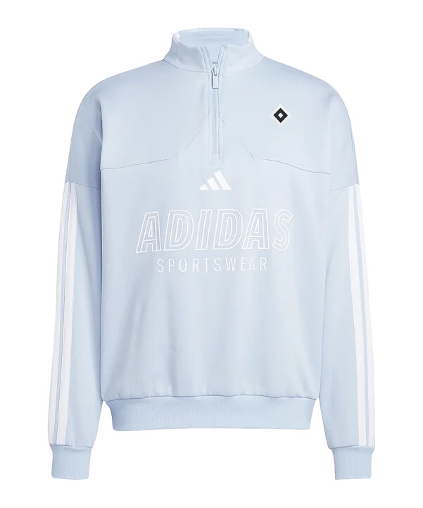 adidas hamburger sv troyer sweatshirt blå