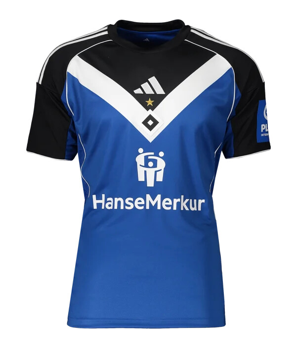 adidas hamburger sv udebanetrøje 20252026 børn blå