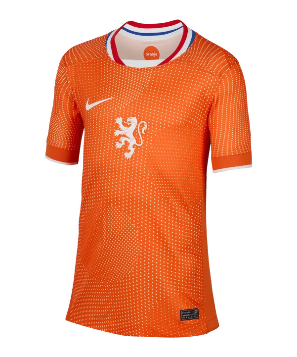 nike holland hjemmebanetrøje 2025 børn orange f819
