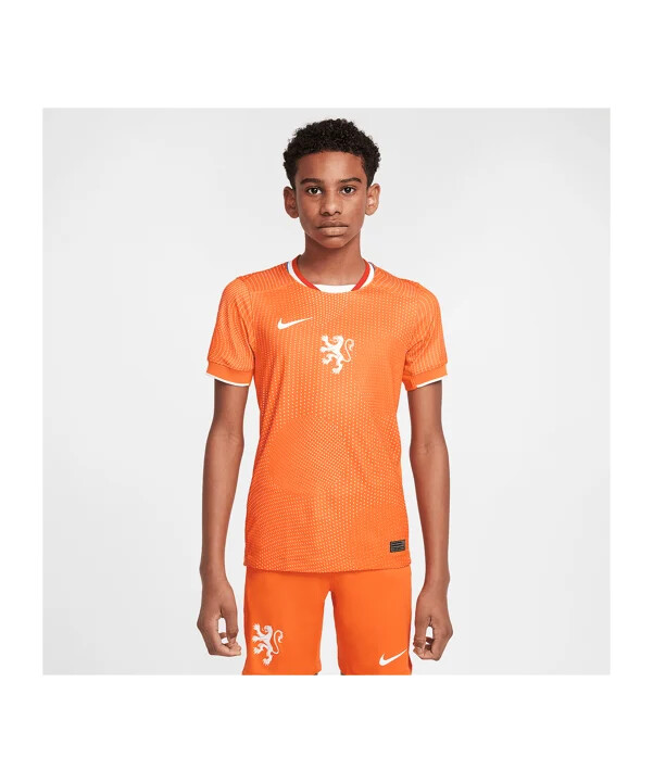 nike holland hjemmebanetrøje 2025 børn orange f819
