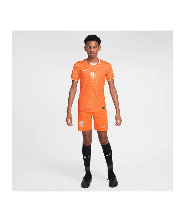 nike holland hjemmebanetrøje 2025 børn orange f819