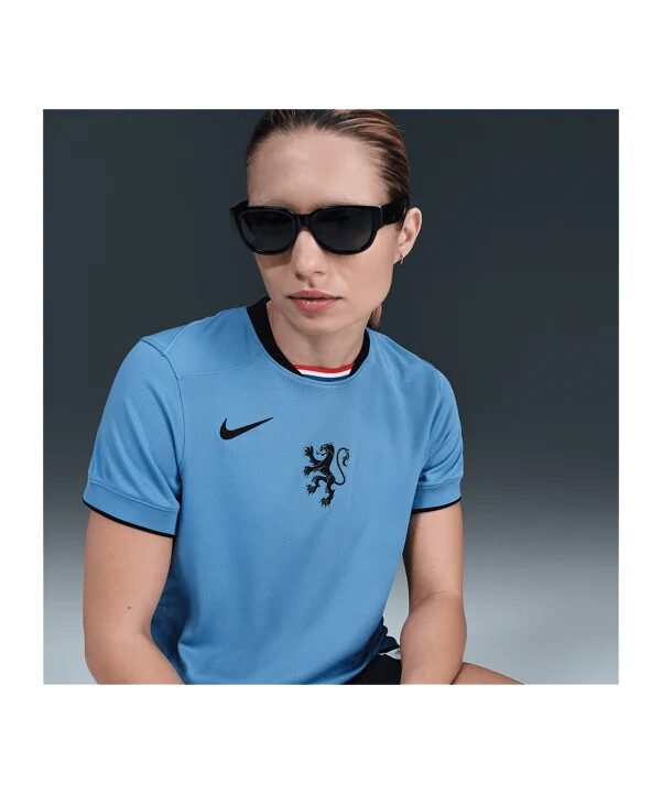 nike holland udebanetrøje 2025 dame blå f489