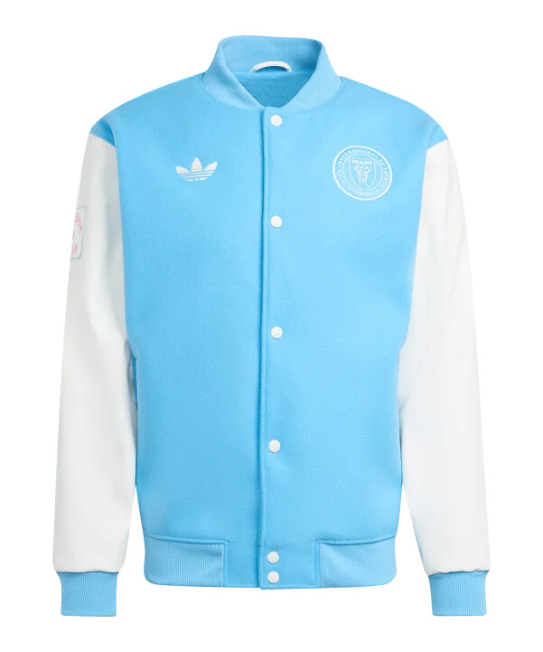 adidas inter miami anthem jakke blå