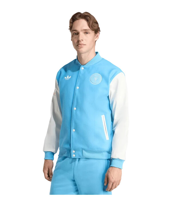 adidas inter miami anthem jakke blå