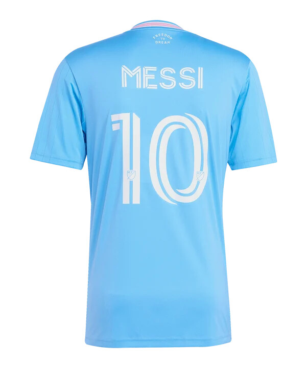 adidas inter miami messi 3. trøje 20252026 børn blå