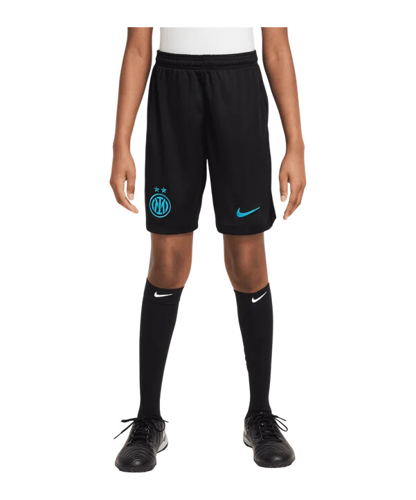 nike inter milan hjemmebaneshorts 20252026 børn sort f010
