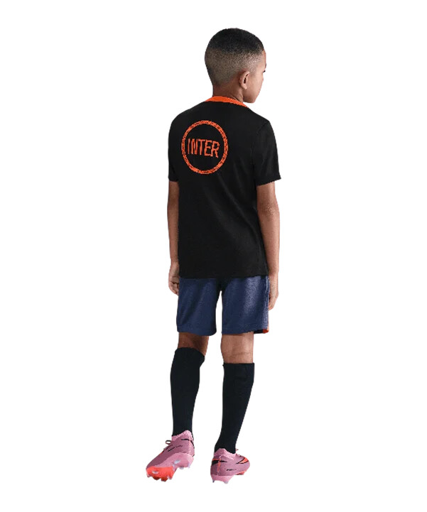 nike inter milan træningstrøje børn sort f010