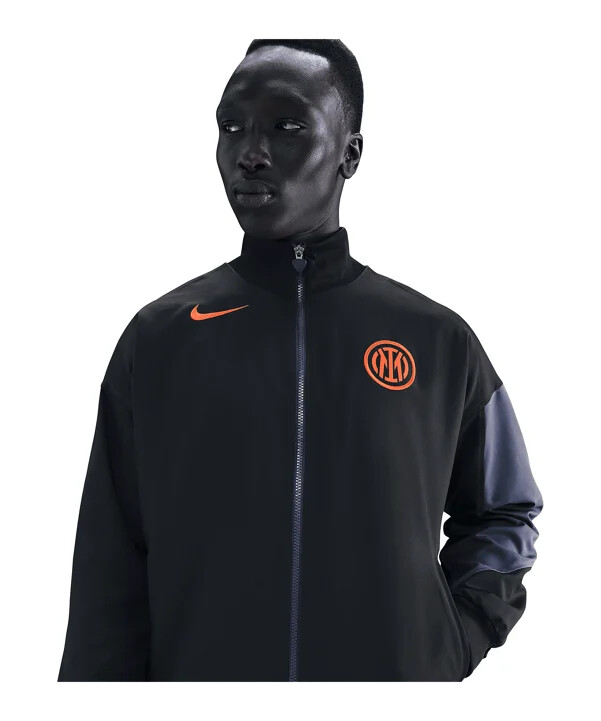 nike inter milan træningsjakke sort f010