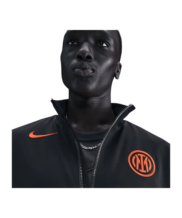 nike inter milan træningsjakke sort f010
