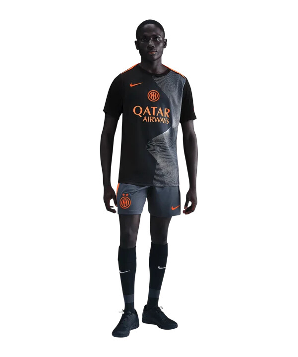 nike inter milan strike træningstrøje sort f010