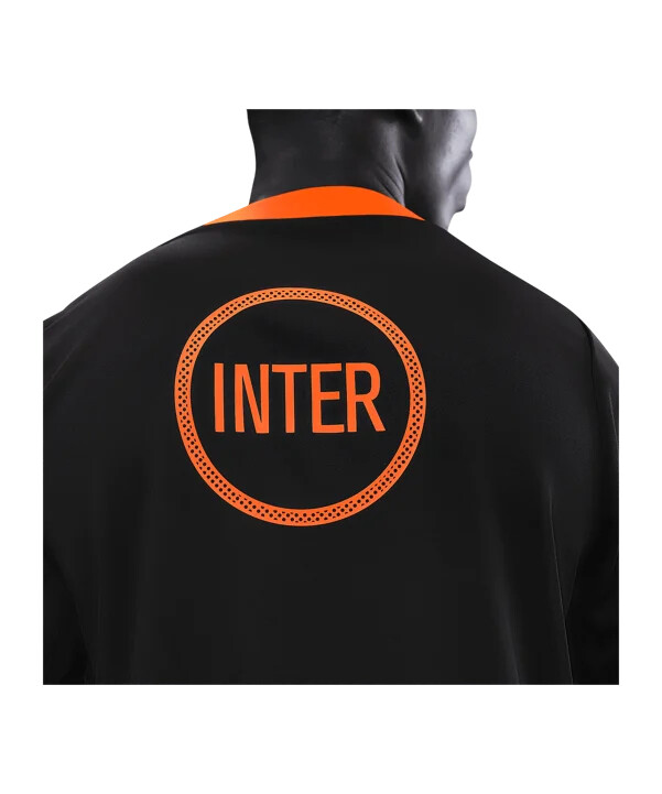 nike inter milan strike træningstrøje sort f010