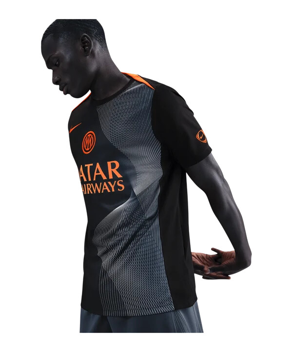 nike inter milan strike træningstrøje sort f010