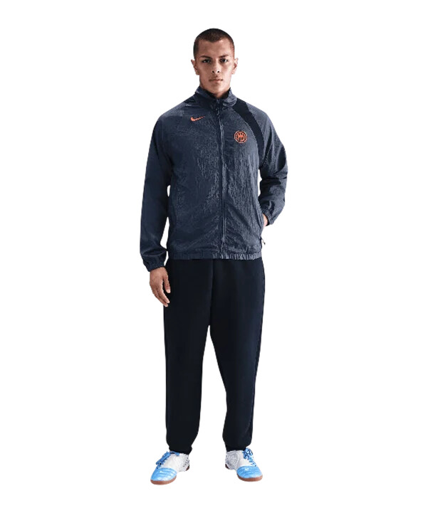 nike inter milan t90 træningsjakke blå f437